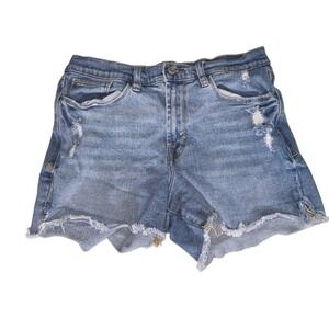 Kensie Jeans Womens The High Rise Short Size 8 Denim Cut Off Stretch VintageLuxe